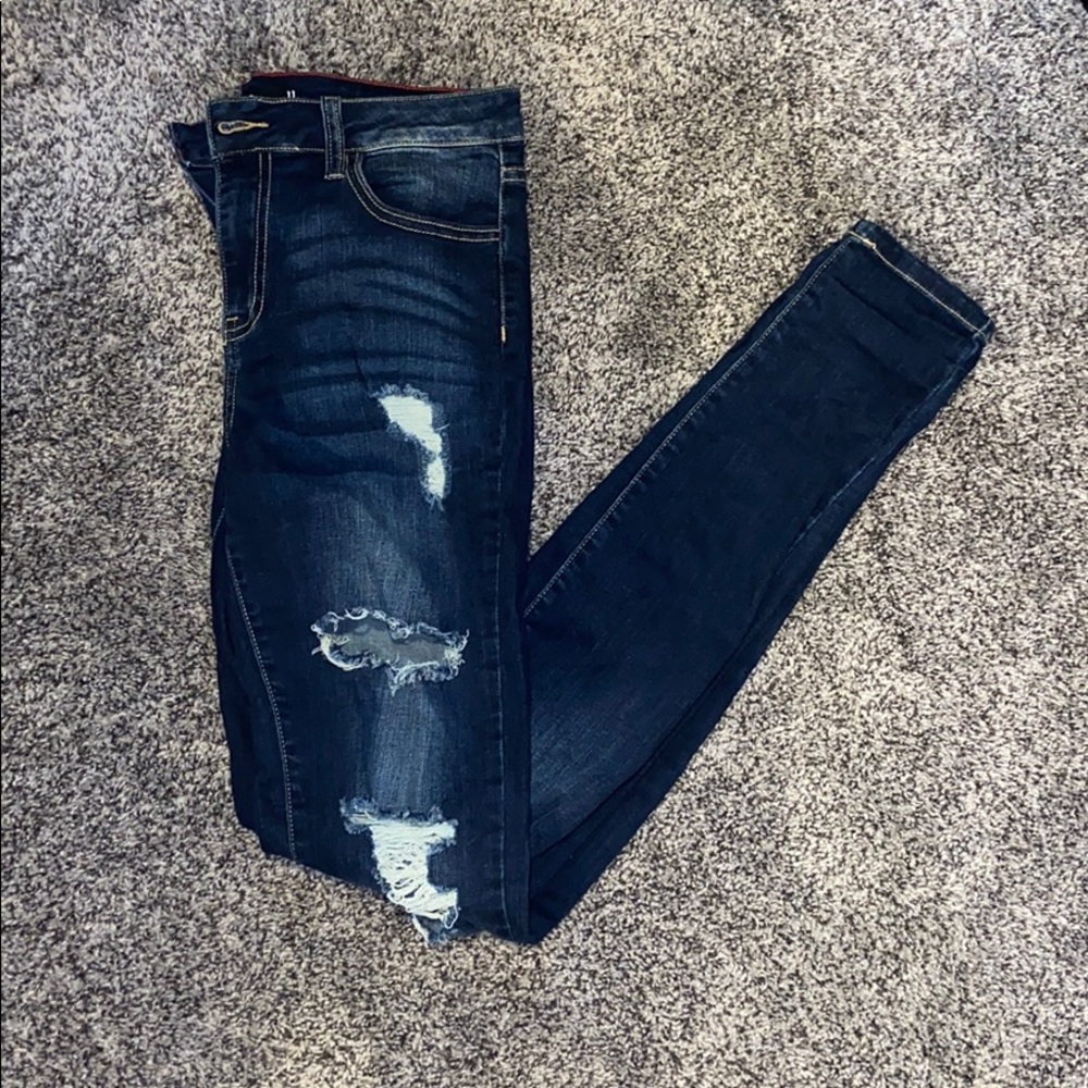 Cello Distressed Skinny Jeans